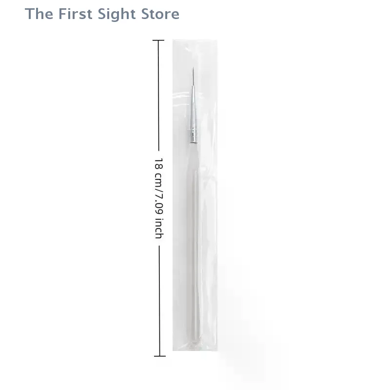 Nail Art Long Brush Checker Nail Drawing Painting Line Brush UV Gel Brush Phototherapy Pen Nail Art Tool Acrylic Manicure Tool