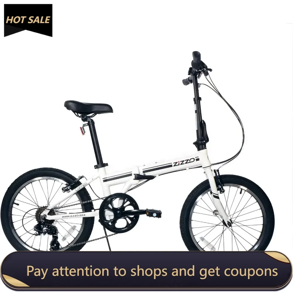 

Campo 20 inch Folding Bike with 7-Speed, Adjustable Stem, Light Weight Frame Freight free