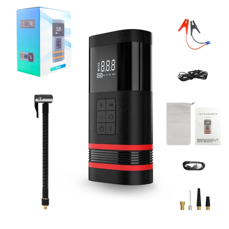 

7500 mAh Portable Air Compressor Tire Inflator/Car Air Compressor 12v/Bicycle Tire Inflator Mini Electric Pump