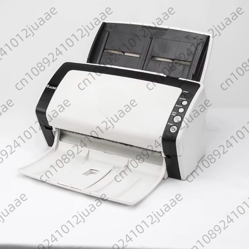 Used FI6130 High Speed Auto Feed Duplex Color Scanner Professional Office Document Scanning Machine Compact Double Sided HD