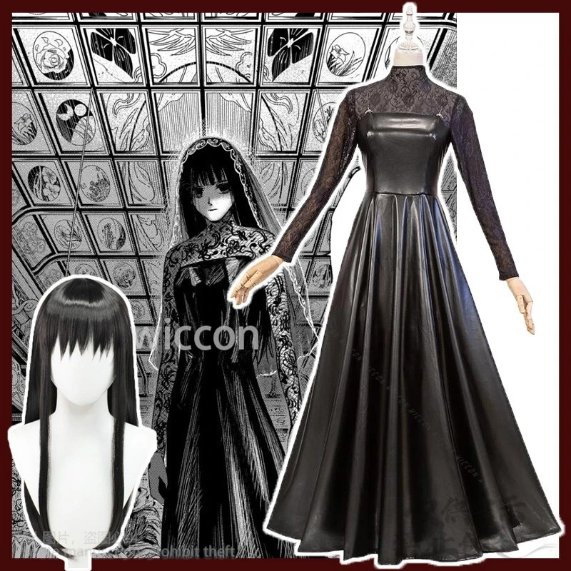 Anime Sakamoto Days Osaragi Costume Cosplay Abito da sera Parrucche Lolita nere Uniforme da festa di Halloween per donne Ragazze personalizzate