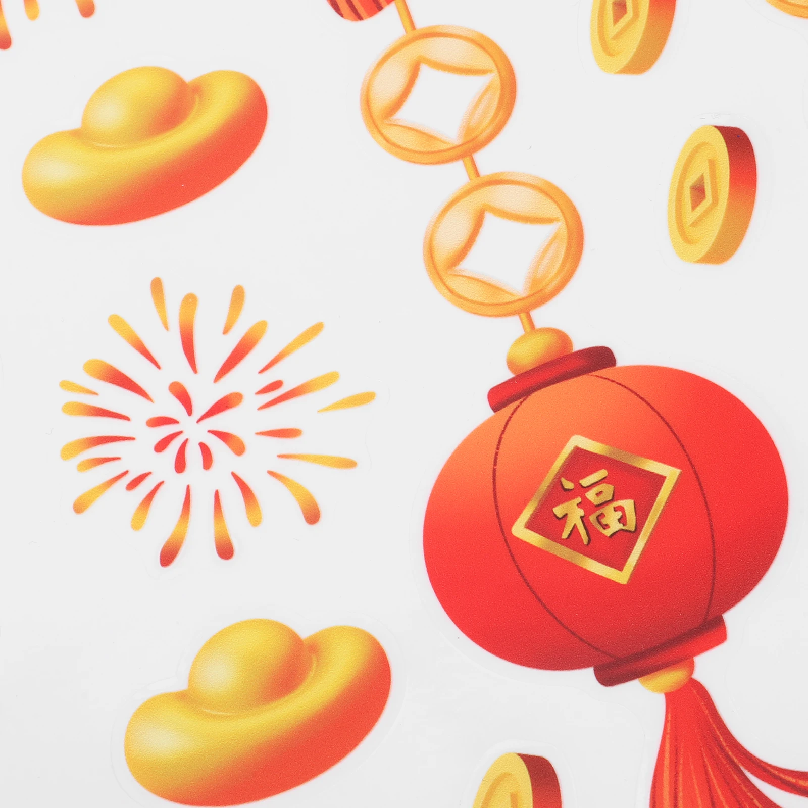 

Dragon Year Window Clings PVC Static Stickers for Home Decor Chinese New Year Decals Glass Wall Sticker Supplies