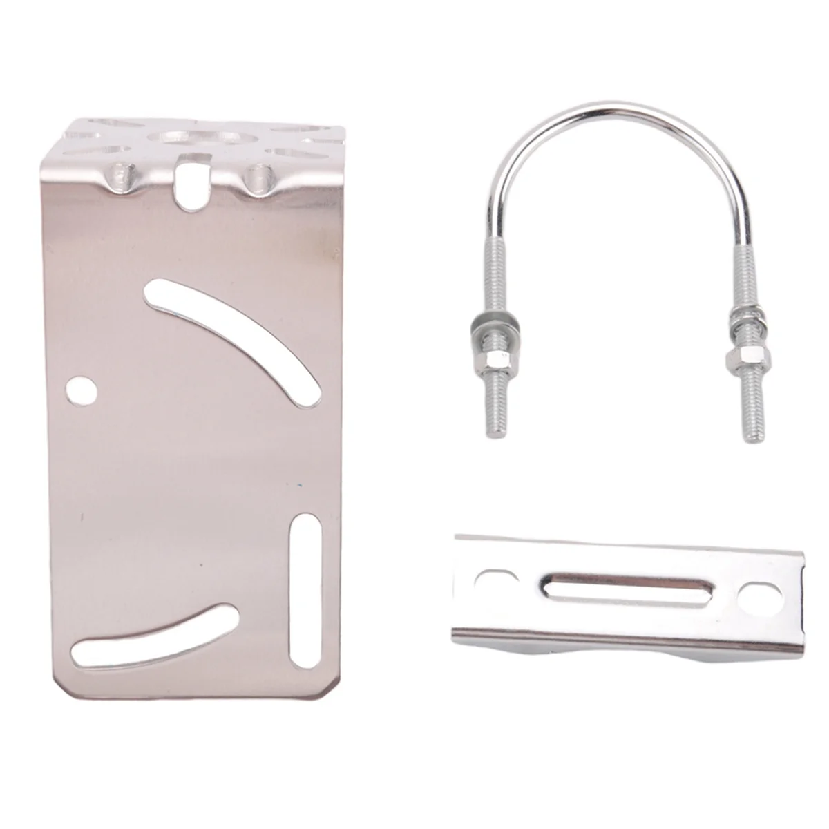 Outdoor Patch Antenna Mount L-Shaped Antenna Brackets U-Type Hoop Fixation Holding Pole Installation