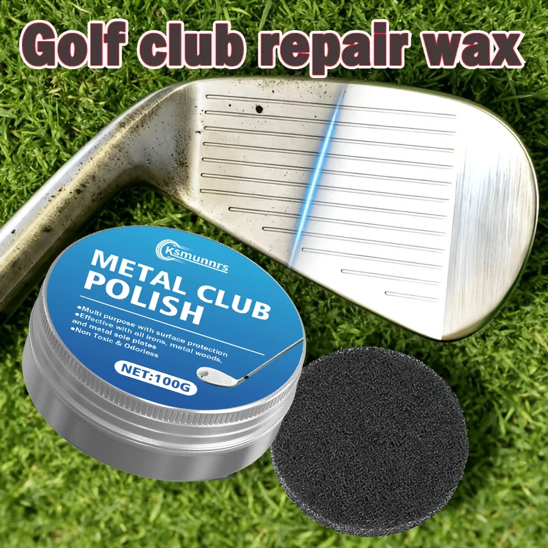 Cire de polissage professionnelle pour clubs de golf, élimination rapide de l'oxydation et des rayures, restaure la brillance miroir, accessoires de golf, réparation des grips