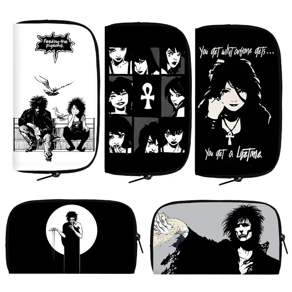 

Gestures of Death Sandman Print Wallet Sandman Morpheus Purse Phone Credit Card Holder Money Coin Bag Long Wallets