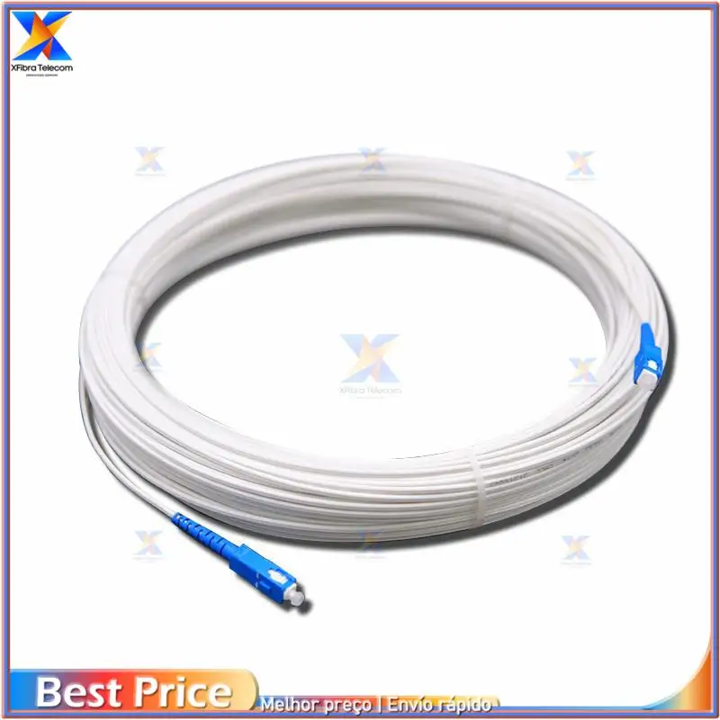 

FTTH Outdoor Simplex Fiber Optic Patch Cord, SC UPC Single Mode, SM Optic Fiber, 10m, 20m, 30m, 50m