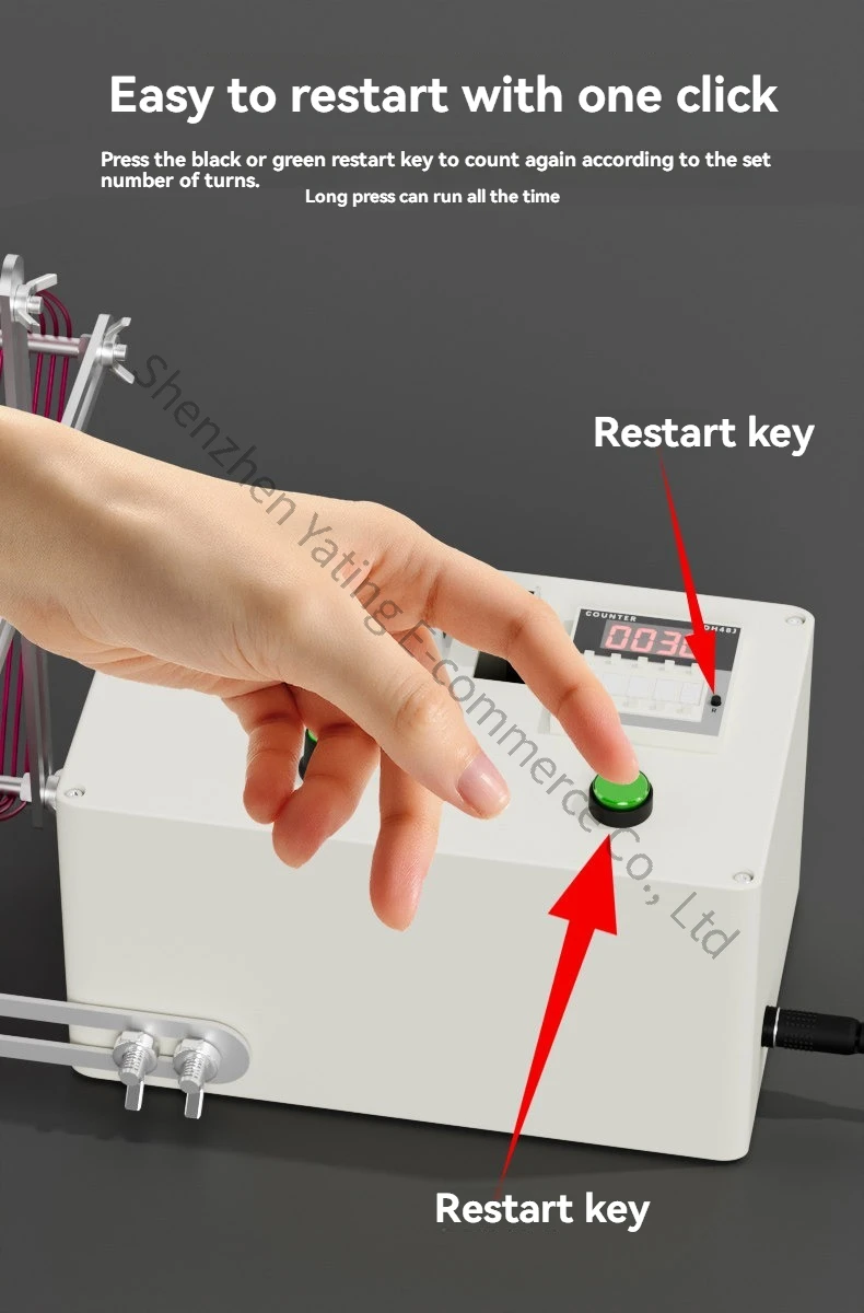 

Автоматическая электрическая машина для намотки пряжи с функцией подсчета и электронным управлением