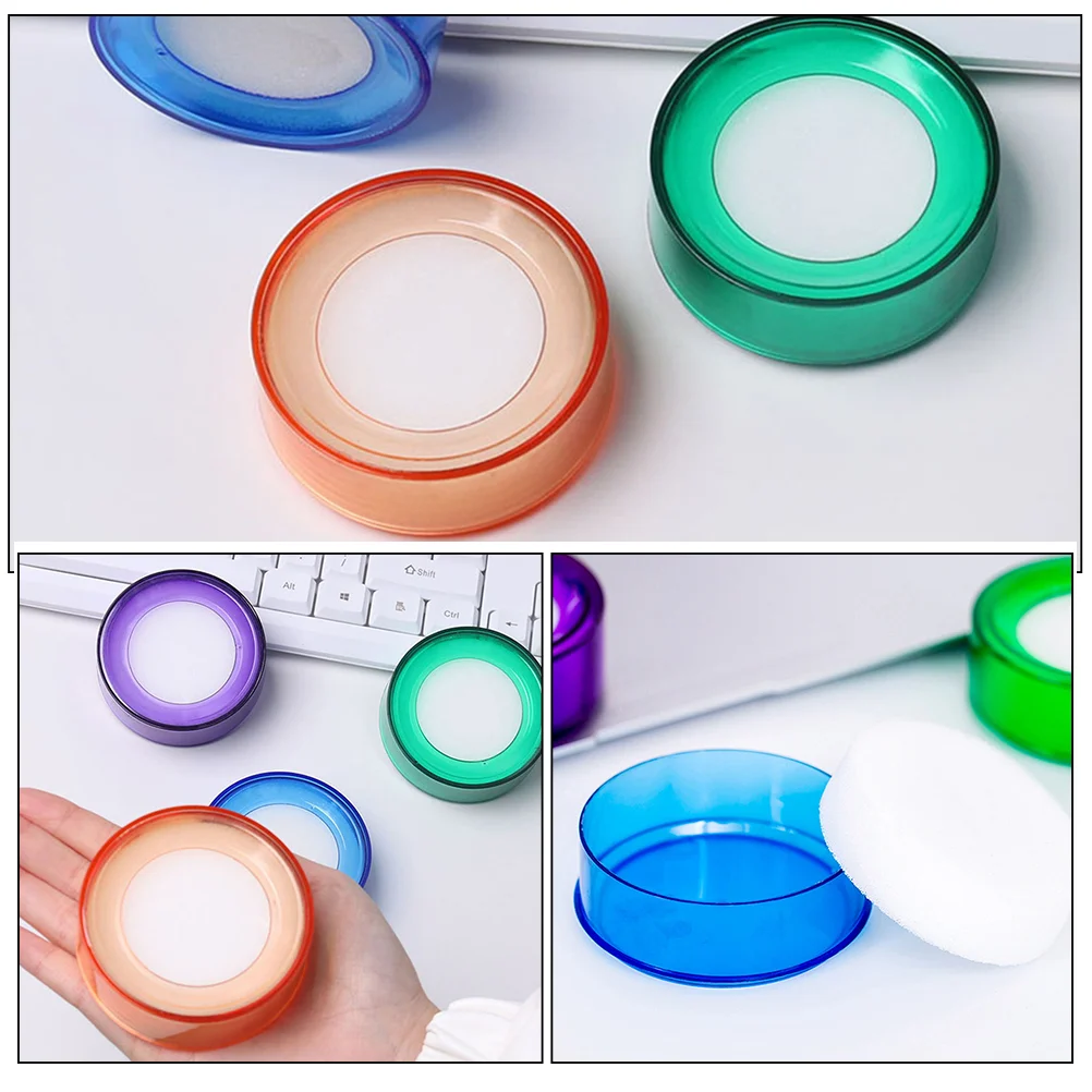 Money Counting Hand Wet Device Sponges Finger Moistener for Paper Dip Box Envelope Sealer