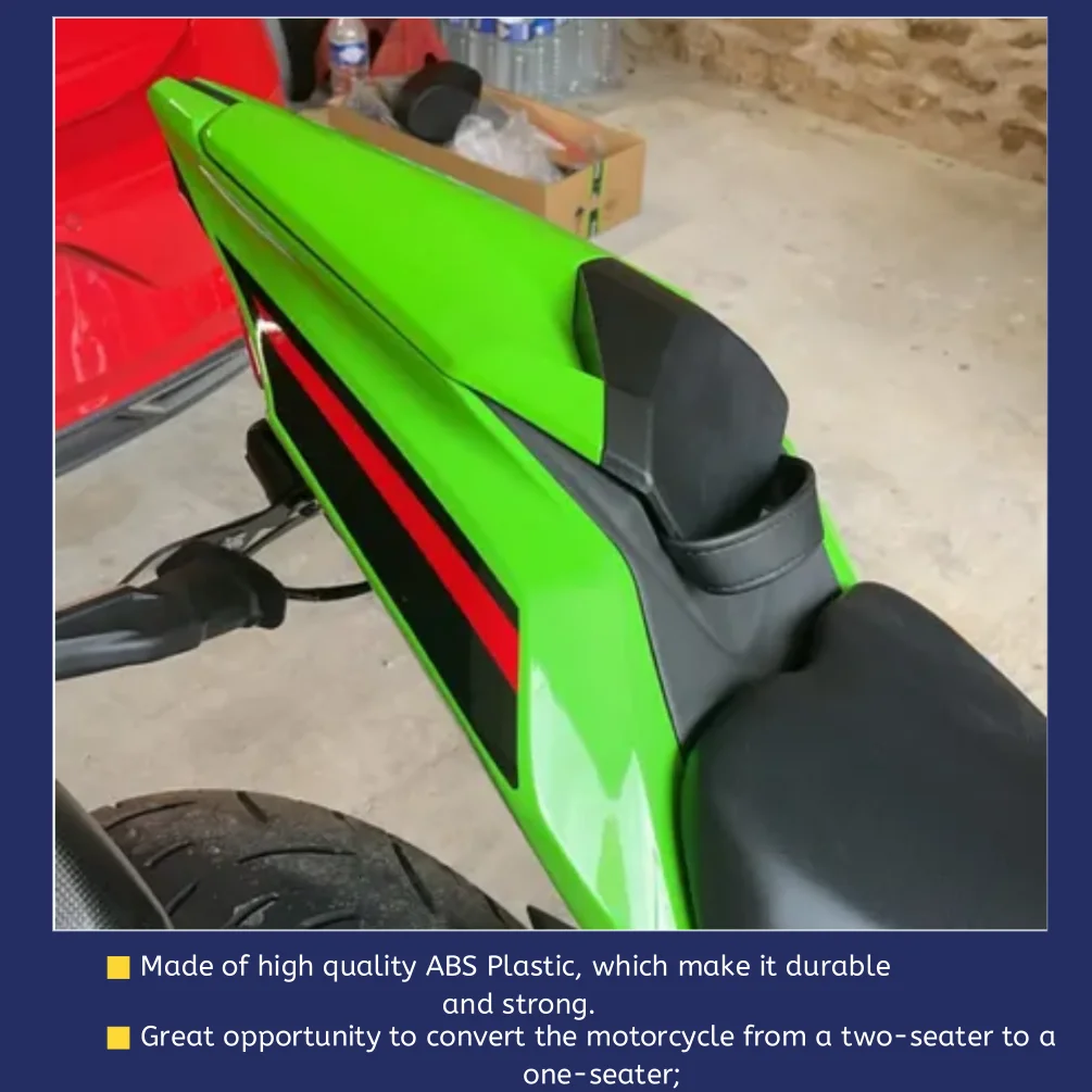 Image of Rücksitzabdeckung für Kawasaki Ninja ZX 4RR ZX4R ZX 25R 2020 - 2024 Motorrad-Sitzverkleidung Beifahrer-Rücksitzverkleidung