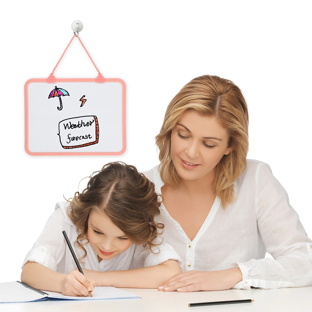 

2 Pcs Lanyard Writing Board Dry-erase Erasable Plastic White Boards Whiteboard Portable Small for Students