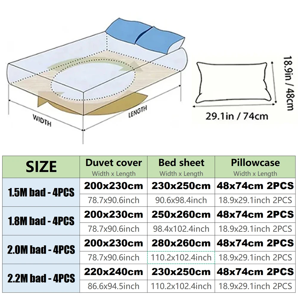 4PCS Winter Milk Velvet Quilt Duvet Covers Bedding Set Warm Thicken Bed Quilt Cover Double Bed Cover Queen King Comforter Covers - view 2
