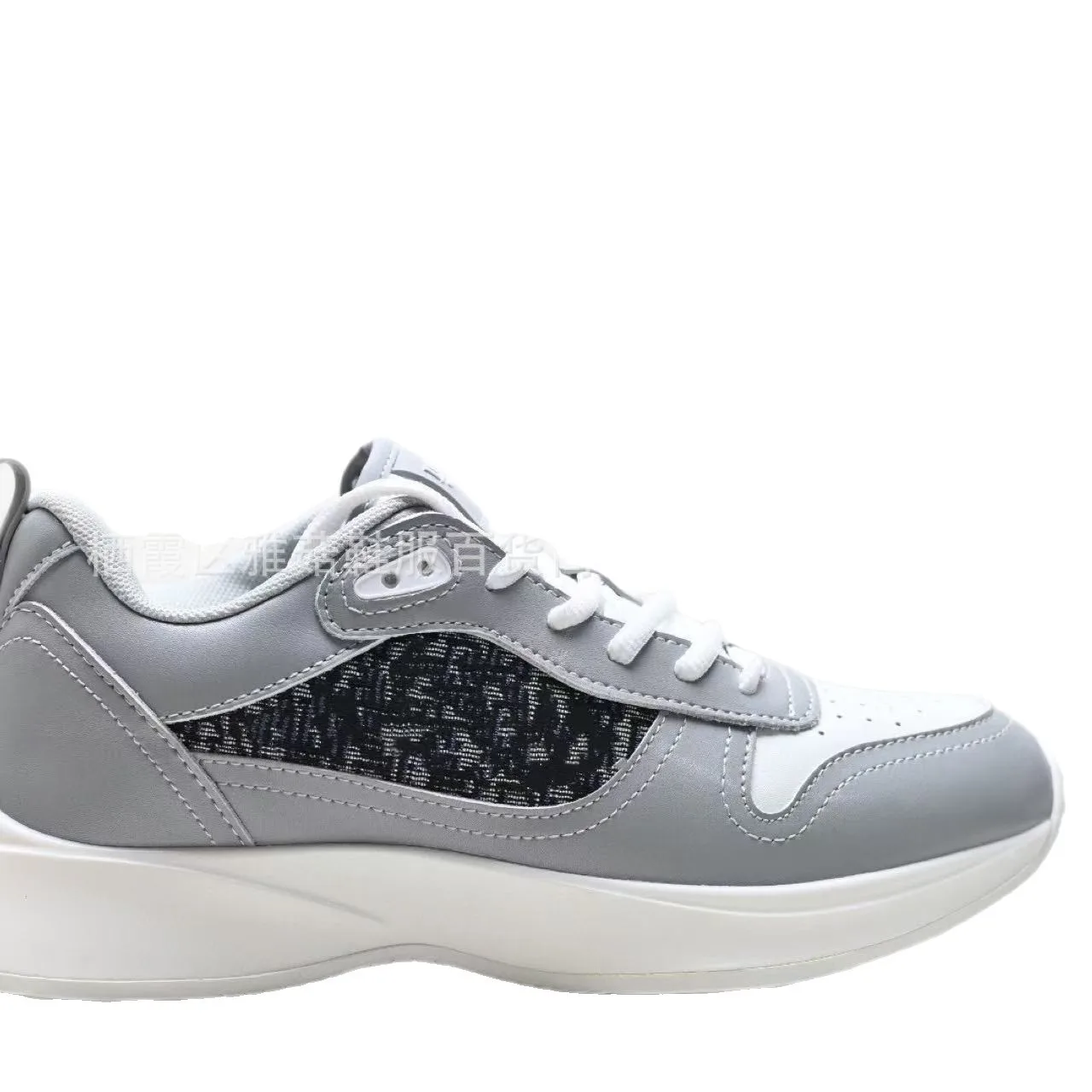 Fashionable Embroidered Low-Top Dad Shoes D-Home B25 Station Casual Thick-Heeled Sports Shoes for Men Retro Rubber Outsole