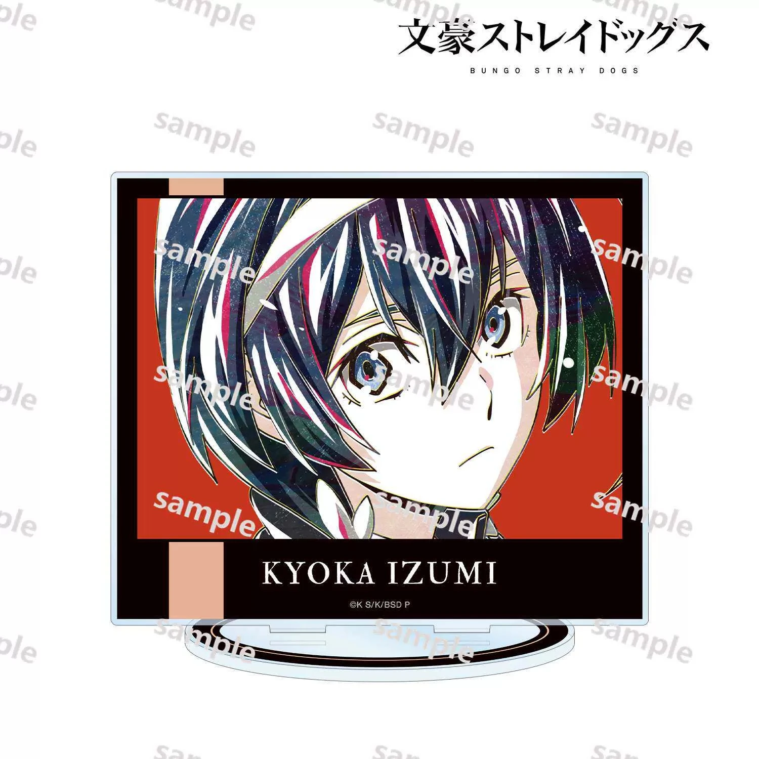 Anime Bungo Stray Dogs Izumi Kyouka Ryunosuke Akutagawa Stand Figure Acrylic Model Plate Cosplay Collection Desktop Decor