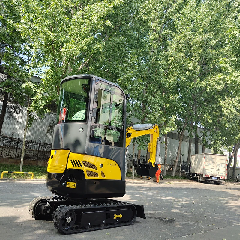 Mini Excavadora hidráulica con martillo, excavadora pequeña con cabina, gran oferta personalizada