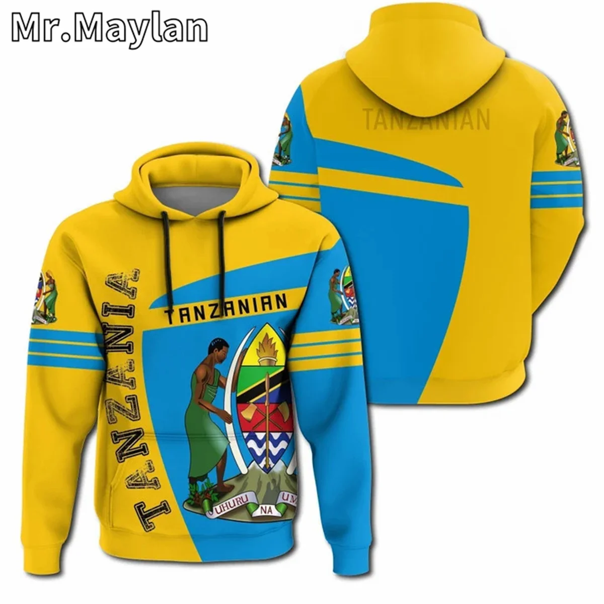 

AFRICAN HOODIE Country TANZANIA Flag 3D Printed Unisex Hoodies Men/Women Streetwear Zip Pullover Casual Jacket Tracksuits YH-310