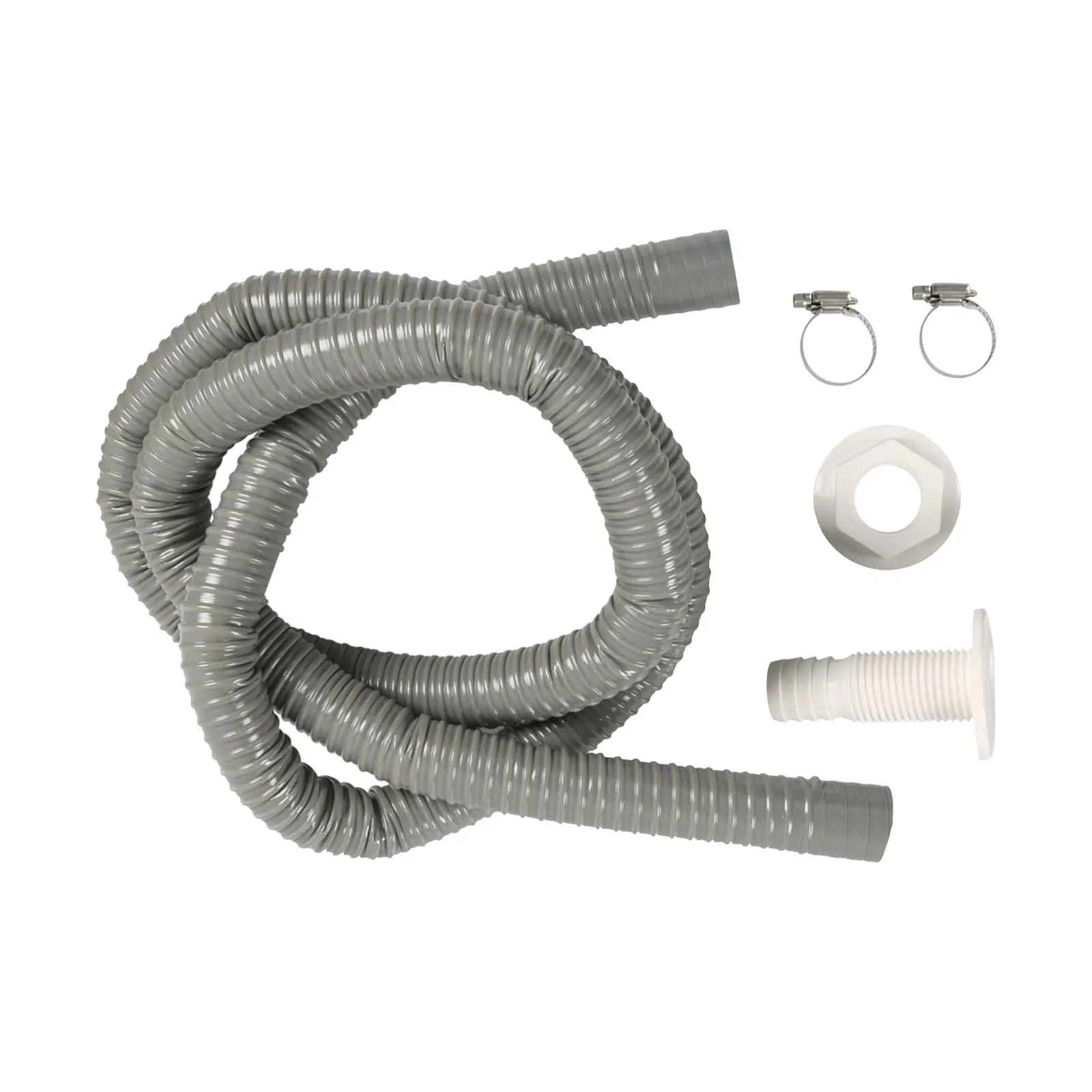 1-1/8 inch Hose Bilge Pump Installation Kit 6 ft Flexible PVC Hose Heavy Duty 1-1/8 inch Plumbing Kit Boat Bilge Water Pump Kit