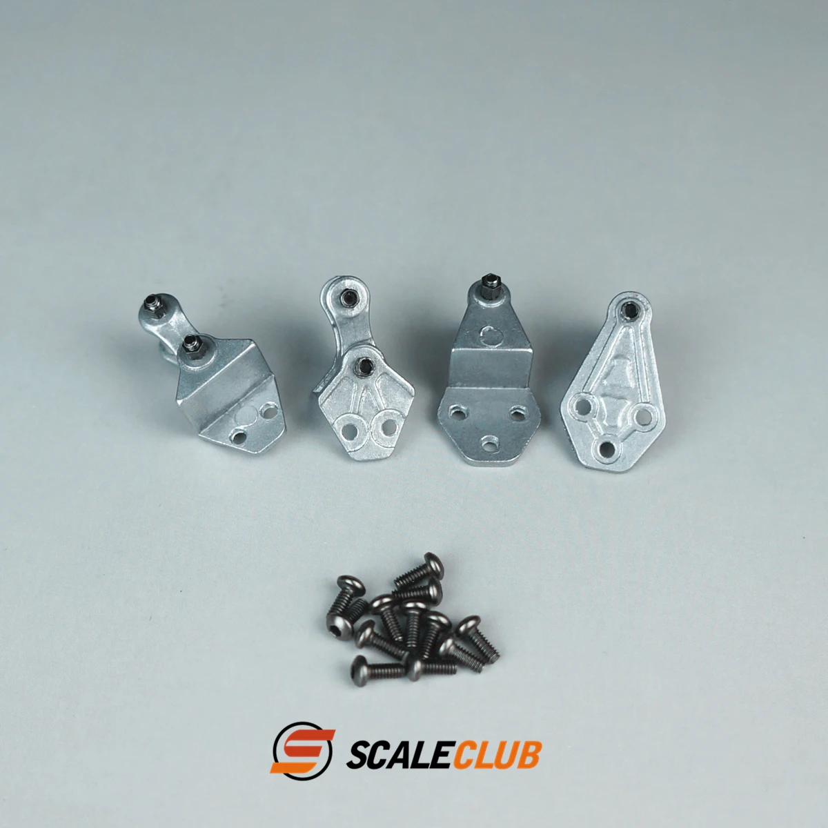 Scaleclub รุ่น 1/14 รถแทรกเตอร์โคลนหัวรถบรรทุก DIY ด้านหน้ายก Lugs แผ่นเหล็ก Lugs สําหรับ Tamiya Lesu สําหรับ Scania Man