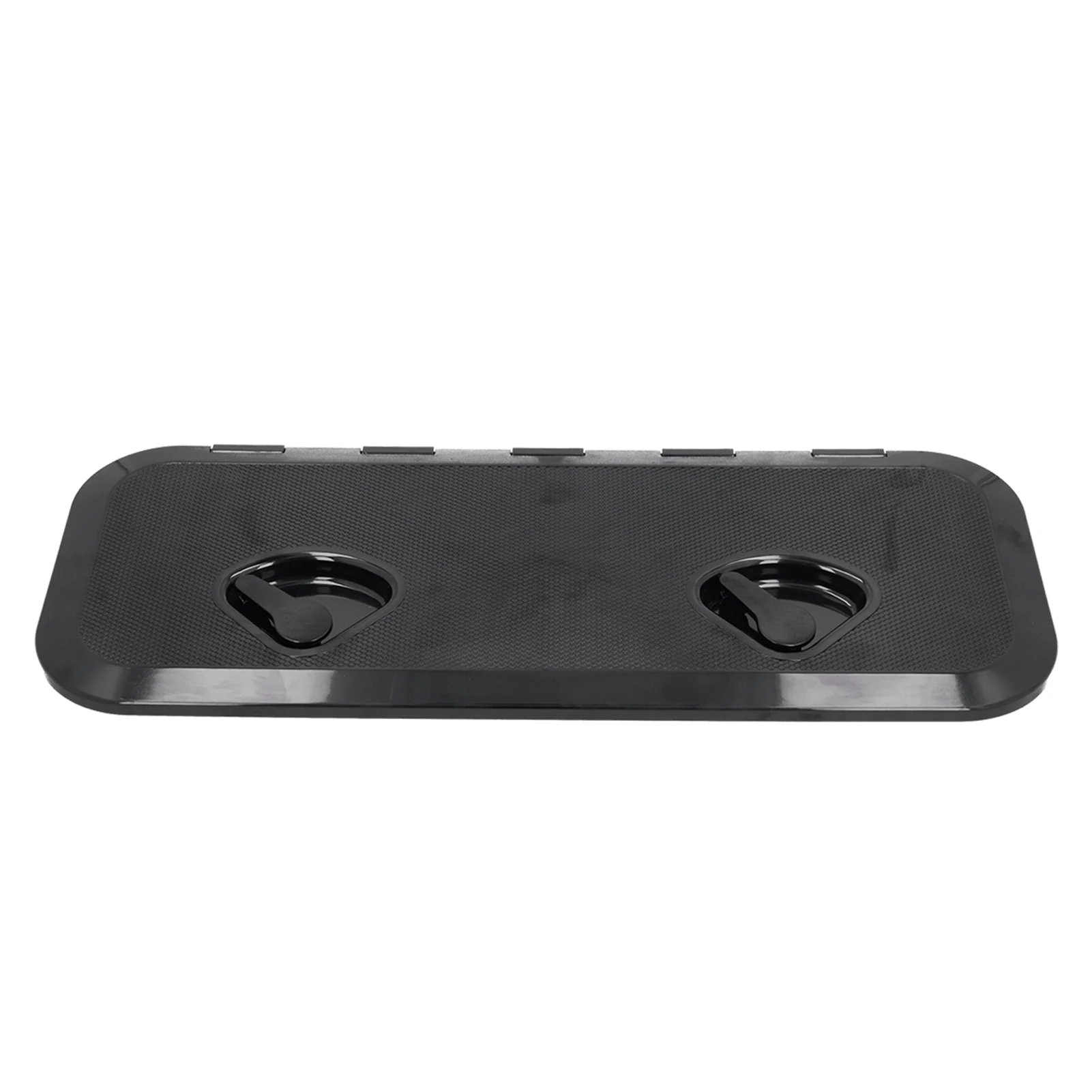 

Deck Access Hatch Inspection Cover - 180° Hinged Lid, Anti UV, with Lock, 24 x 9.5in (Black) for Marine Boat - Marine Accessory