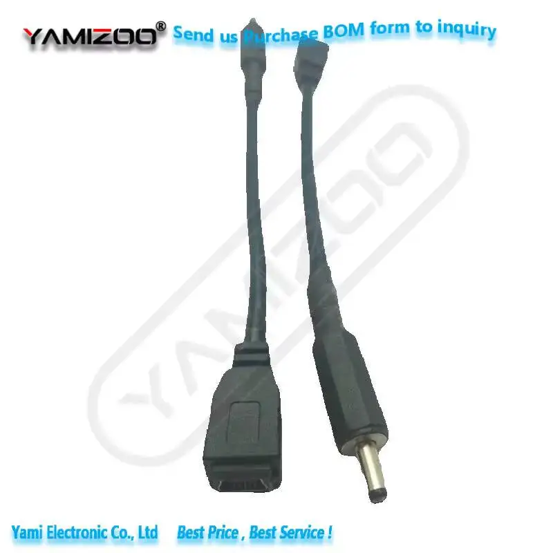 1 Stück MINI-5P Buchsenstecker Miniusb zu DC Stecker 5.5*2.1mm 4.0*1.7mm 3.5*1.35mm 2.5*0.7mm Kabelstecker MINI-Buchse – Detail 2