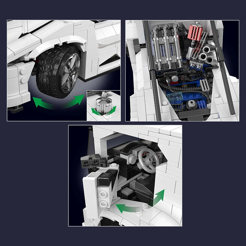 Mould King 10036 Technical Car Toys The Knight Truck Building Block Assembly Truck Brick Set Creative Kids Christmas Gifts