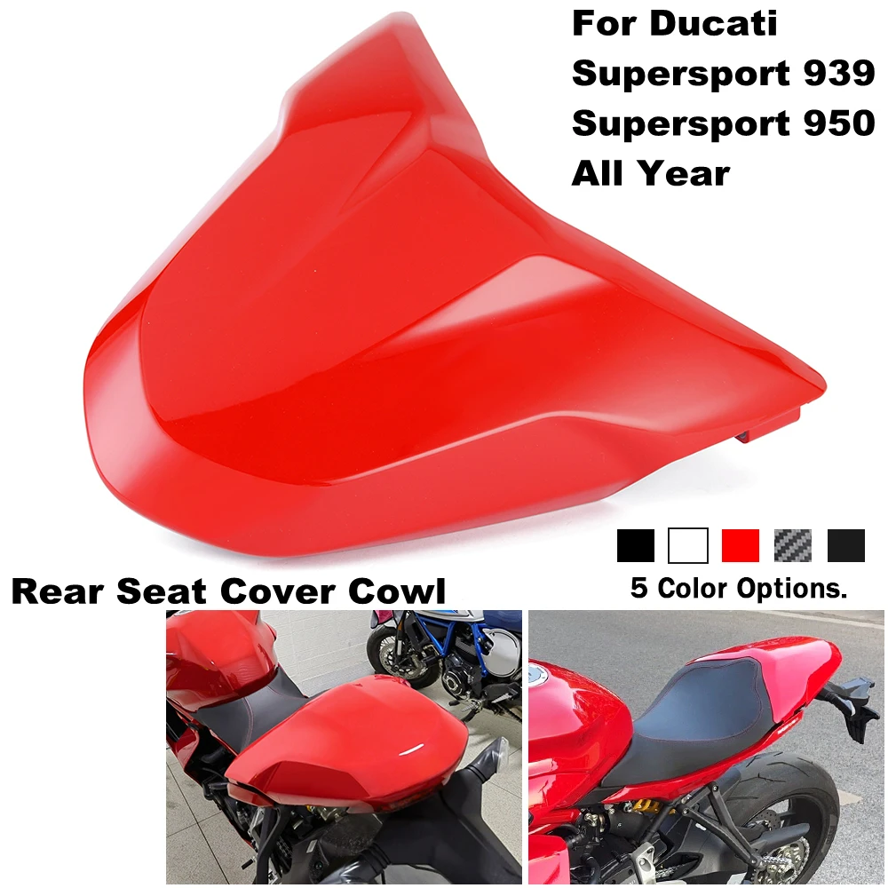 

Motorcycle Rear Passenger Pillion Seat Cover Hard Seat Cowl Hump For Ducati Supersport 939 950 Super Sport S Seat Cover Fairing