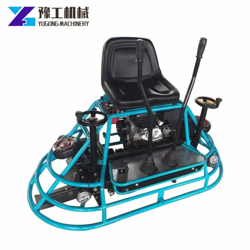 YG Power Trowel Gearbox Smooth Concrete Helicopter Pavement Equipment Power Trowel Machine 60CM 100CM 120CM Concrete Tools Price