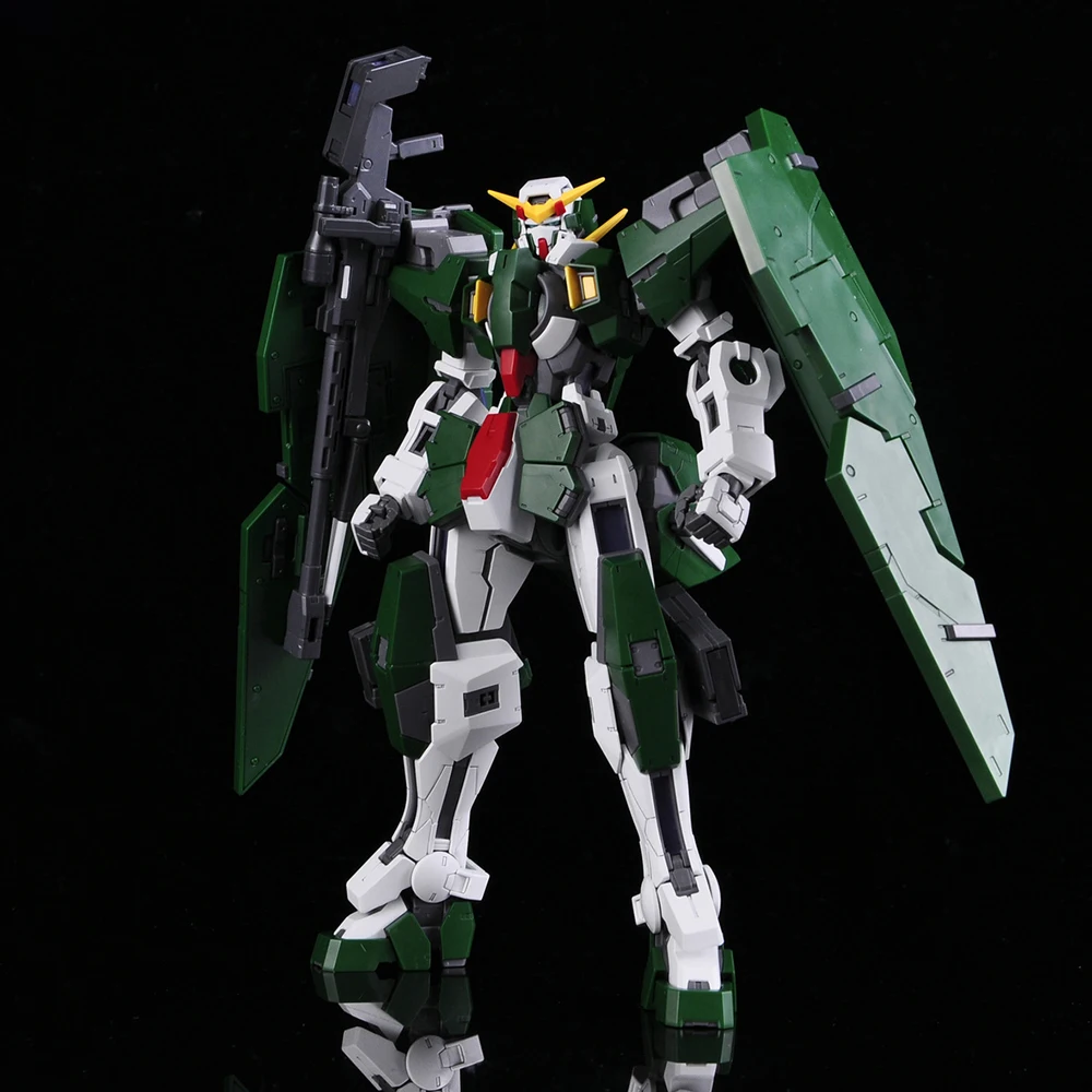 IN STOCK Original Bandai MG 1/100 Scale GN-002 Gundam Dynames Excellent Anime Action Figure Assembling Model Ornament Gift Toys