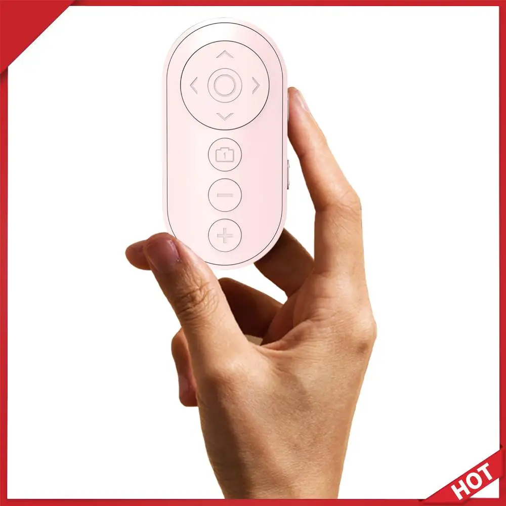Wireless Camera Remote Control with Zoom Page Turner Clicker Wireless Video Scrolling Remote for Photo and Vlogging