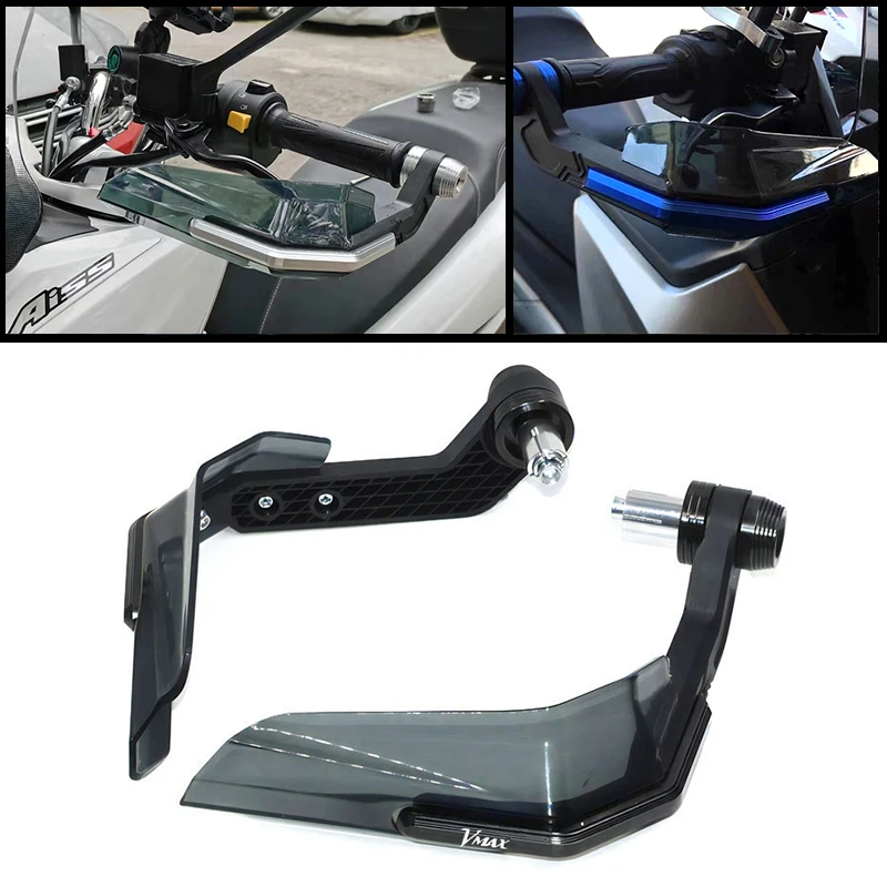 

FOR VMAX V-MAX 1200 1700 All Years Motorcycle Handguard Shield Hand Guard Protector Windshield