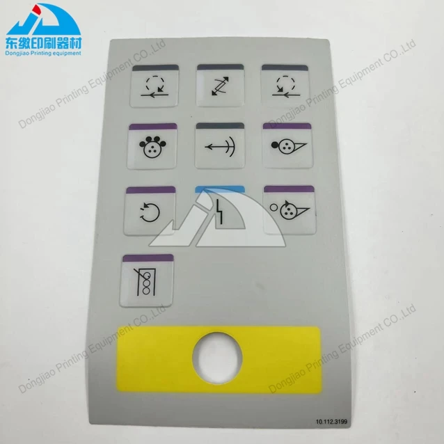 

10.112.3199 Panel for Heidelberg Offset Printing Machinery Spare parts Skin Touch Button Film for Heidelberg M74 CD74 SM102 CD10