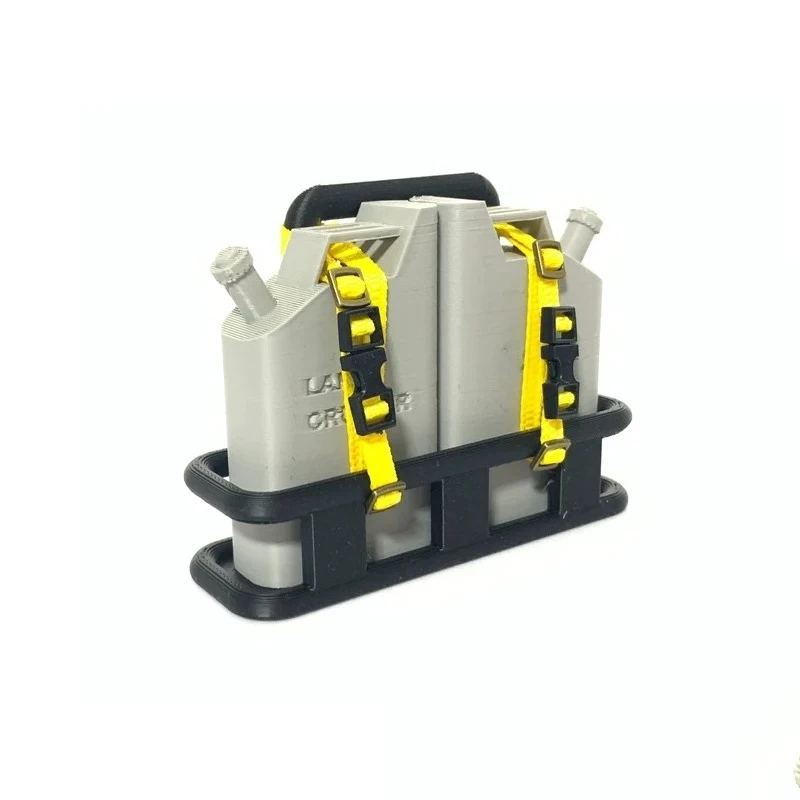 RC Crawler Custom Size 3D‑Printed Simulated Jack &Rear‑Mount Fuel Tank & Decor Panel For FMS FCX18 LC80 1/10 Upgrade Accessories