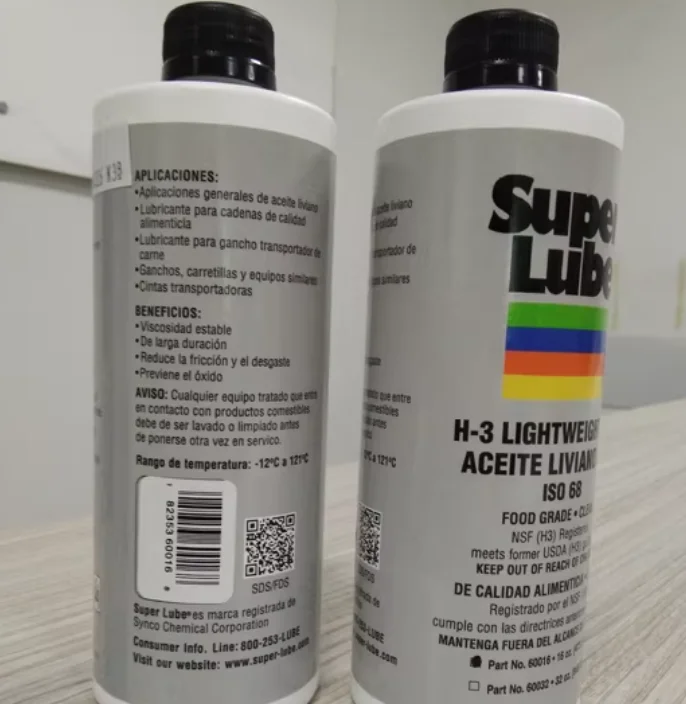 FOR Super Lube Oil - 16 oz Bottle - Food Grade - 60016