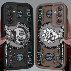 Fashion Cartoon Dollars Soft Case for Samsung Galaxy A55 A35 A25 A15 A05 A05S 5G A24 A13 A23 A12 A22 A32 A52 A52S A71 A72 A51 4G