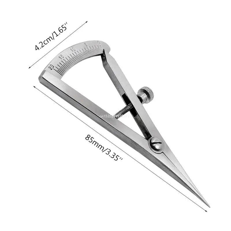 Castroviejo Caliper 0-20MM Stainless Steel Measuring Tool Lab Clinic