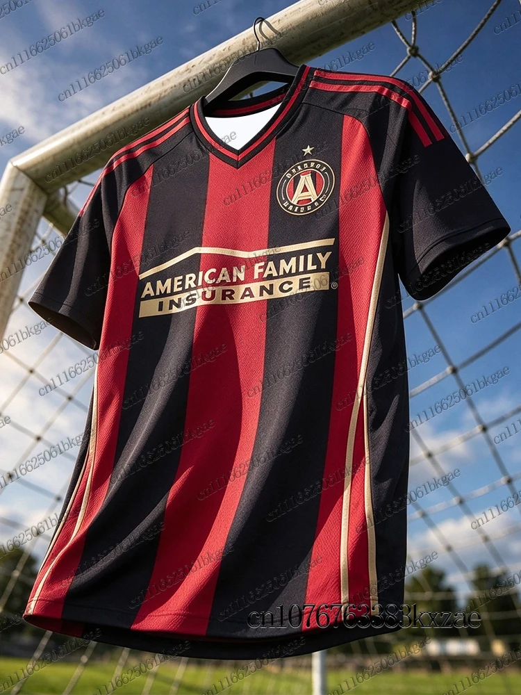 Summer New Football Jerseys For Men Cycling Sports Shirts Atlanta United Home Away Quick Dry Jersey Adult/Kids Train Uniform