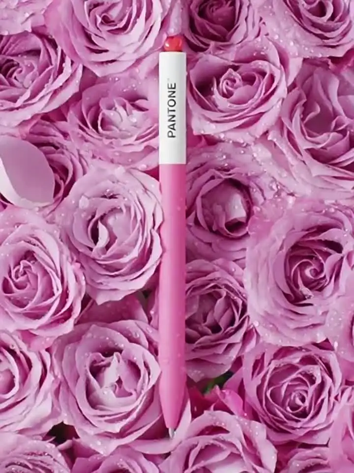 2pcs/Set KACO x PANTONE Annual Gel Pens Creative LOVE Rotate 0.5mm Black Smooth Writing Canetas Aesthetic Stationery Supplies