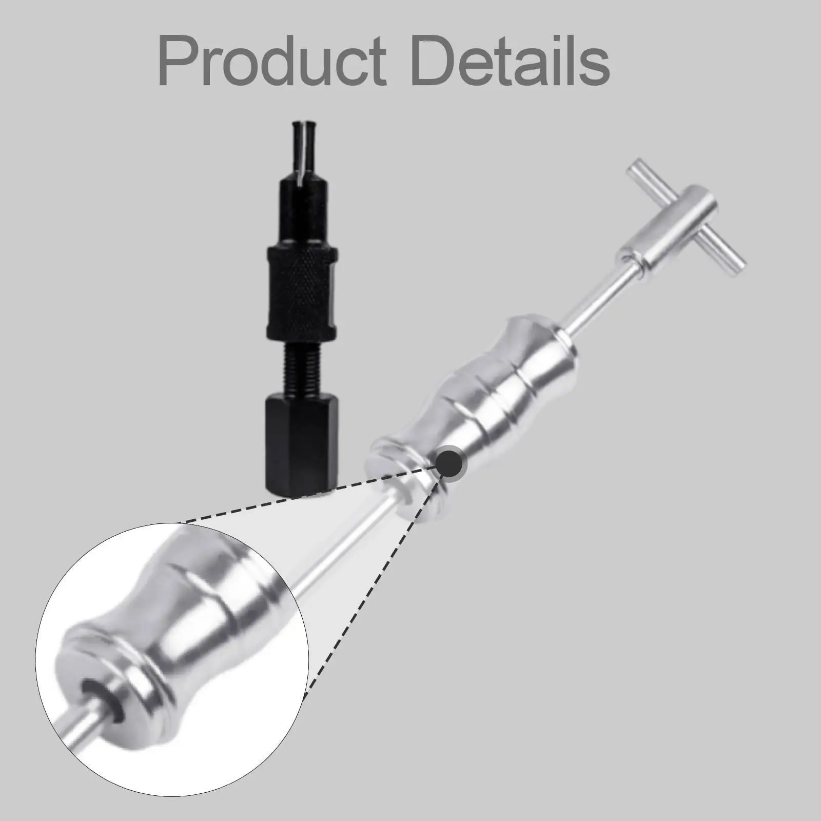 Blind Hole Bearing Puller Sturdy Insert Bearing Removal Tool Steel Collet Slide Hammer Internal Tools for Cars Repair