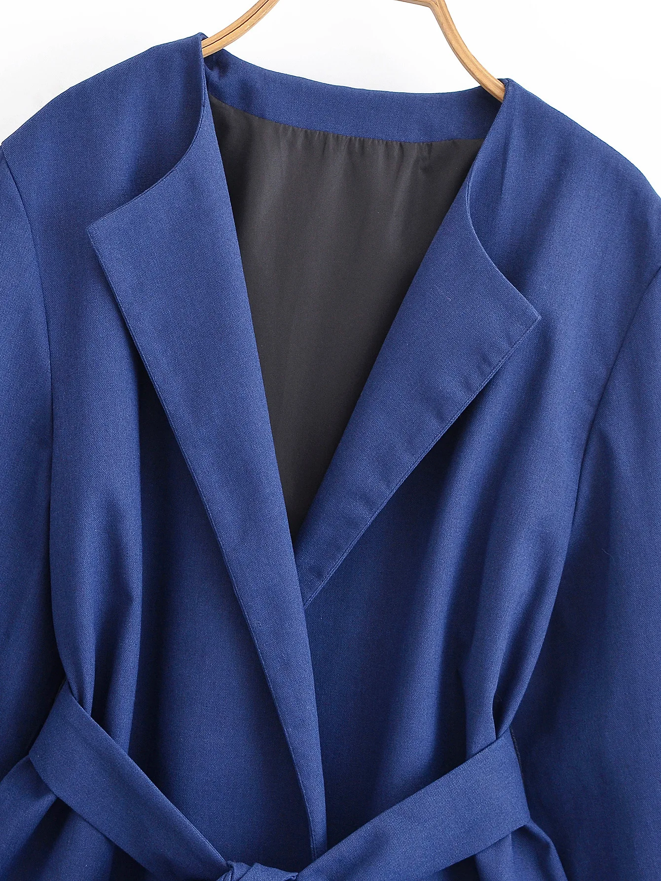 feminino quimono terno com decote em v cinto mangas compridas jaqueta de cor sólida meados de cintura bolsos com zíper calças soltas novo casual outono conjunto