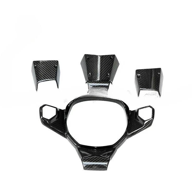 Luxury Glossy Black Carbon Fiber Lp700 Car Steering Wheel Cover Sets for Lamborghini Aventador