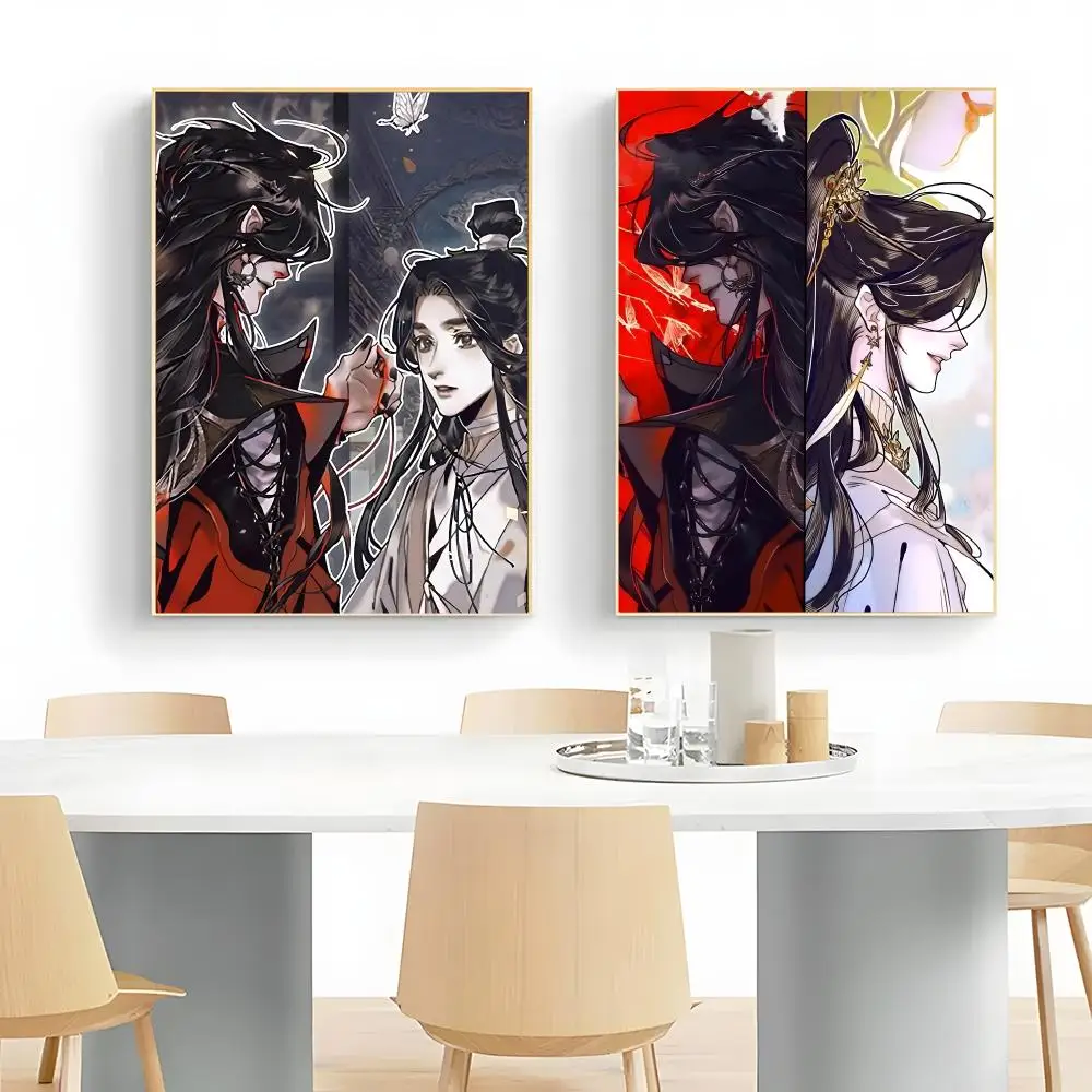Fantasy Novel H-Heaven Officials Blessing Poster Wall Art Print Decorative Mural Home Decor Gift Unframed