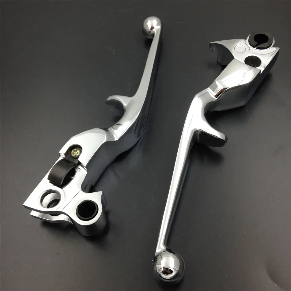 Motorcycle Accessories Brake Clutch Lever For Harley Davidson XL Sportster 883 1200 Softail CHROMED