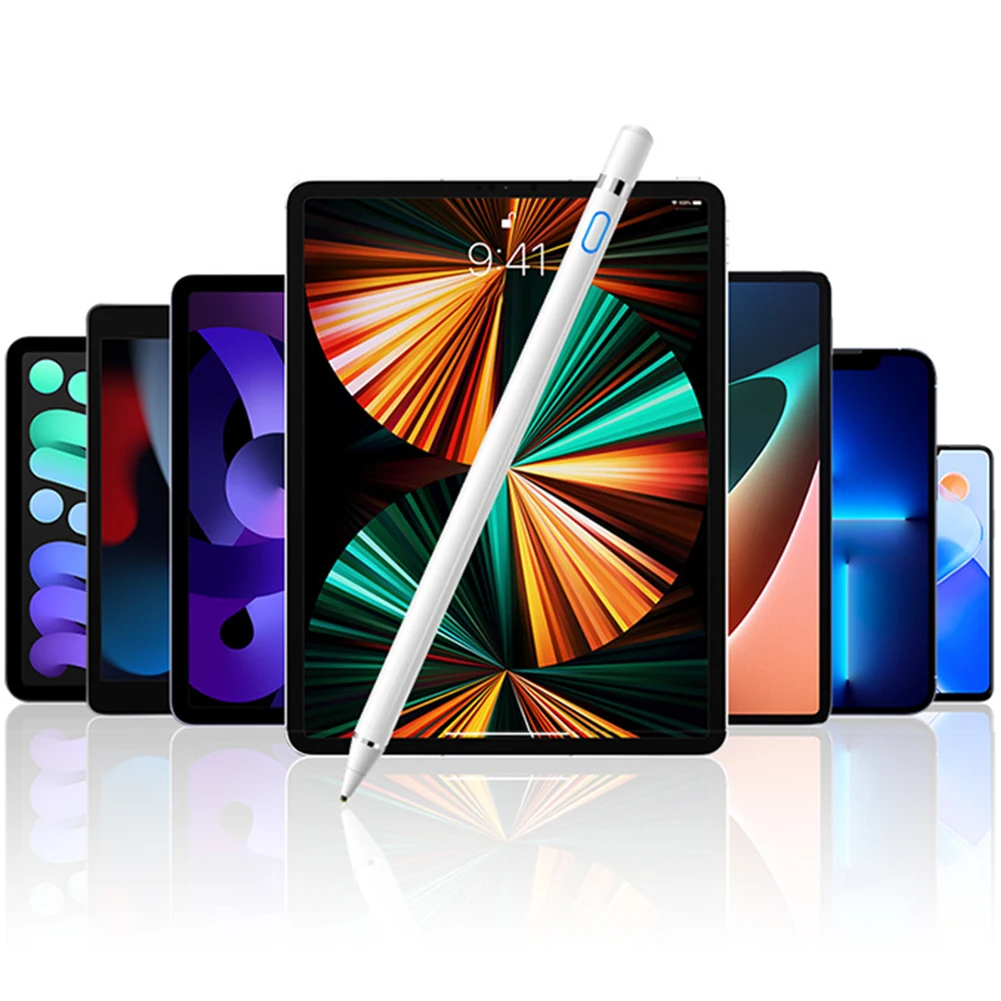 Активный емкостный стилус Универсальный стилус Ручка для планшета для сенсорных экранов/телефонов Android и iOS