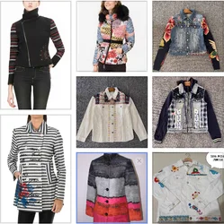 Commercio estero originale singolo spagna autunno inverno 2022 cappotto da donna ricamato moda