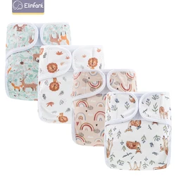 Elinfant 1 pz nastro magico pannolino di stoffa di cotone impermeabile stampa di moda per 5-30 libbre pannolino di stoffa riutilizzabile lavabile per bambini