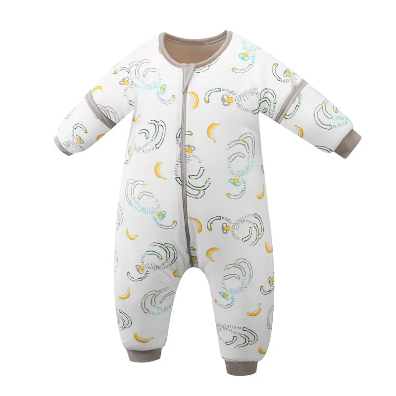 Newborn Baby Sleeping Bags For Men And Women Printed Sleepsacks Can Diaper Changing Nighty Pajamas