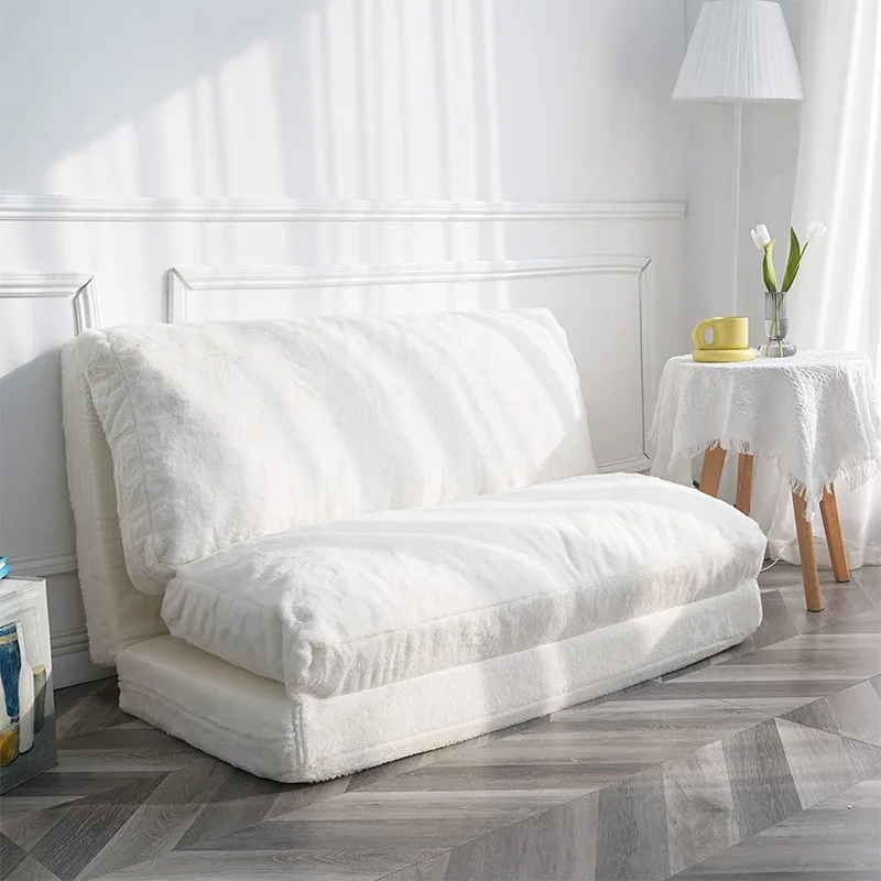 Super thick long foldable with line washable bean bag bed sofa removable cover, suitable for adults - suitable for living room