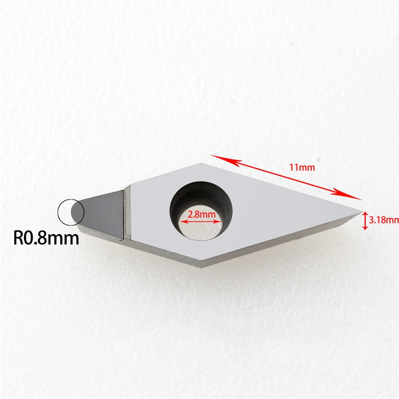 1PC VCGT110302 VCGT110304 VCGT160402 VCGT160404 VCGT160408 CBN PCD Diamond Inserts VCGT Turning tool CNC Lathe Cutter Tool Blade