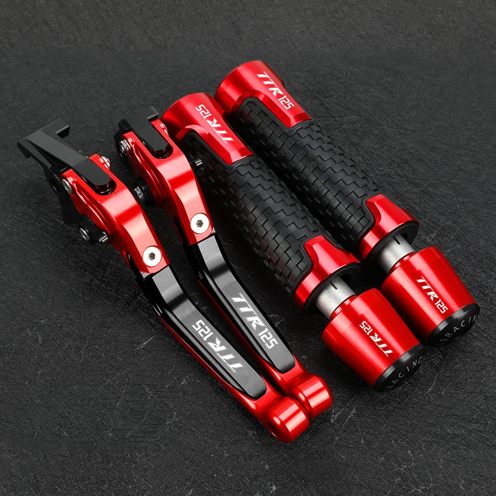 

For YAMAHA TTR125 TT R125 TT-R125 TTR 125 1993-2008 Motorcycle Adjustable Extendable Brake Clutch Levers Hand Grip Handlebar End