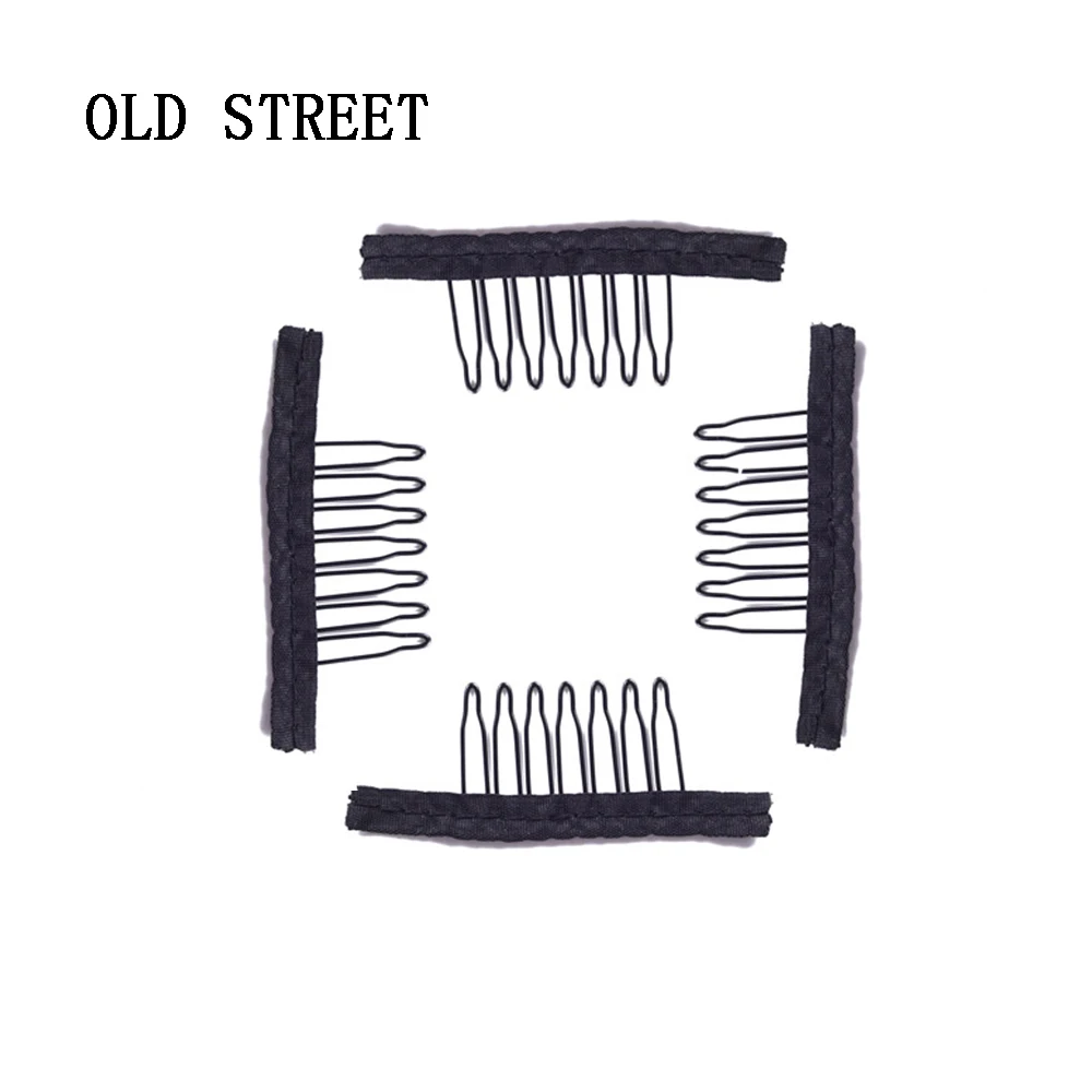 

7 Teeth Wig Combs For Making Lace Cap More Convenient Safe And Stable Black Wig Combs And Clips Accessories Tools