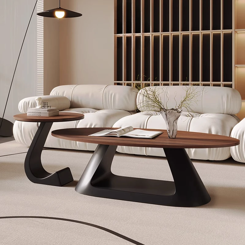 

residential furniture cream wind slate coffee table small apartment living room home modern high-end designer tea table